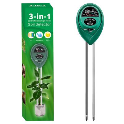 China Wholesale High Accuracy Soil pH Meter Determines Customizable Soil pH Value Moisture Light Intensity Tester for sale