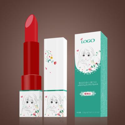 China Biodegradable Custom Printed Cosmetic Foldable Lipstick Gloss Packaging Paper Boxes for sale