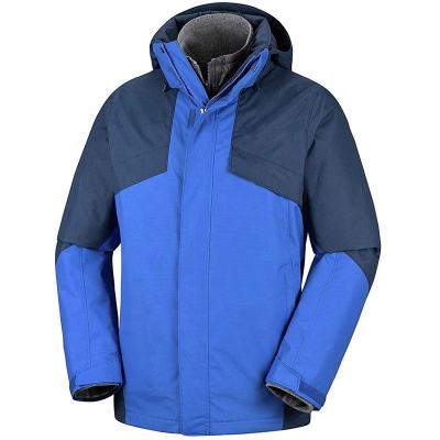 China QUICK DRY Outdoor 3 in 1 Jacket for Men Winter Jacket Sports Wear Waterproof Padded Jacket Workwear for sale