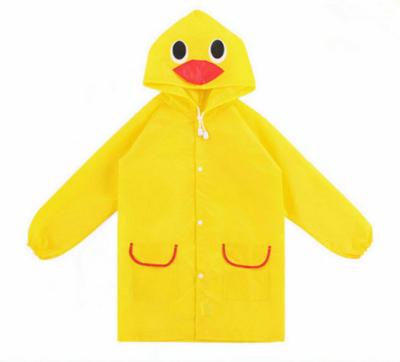 China Children Viable Animal Winter Waterproof Rain Coat Long for sale