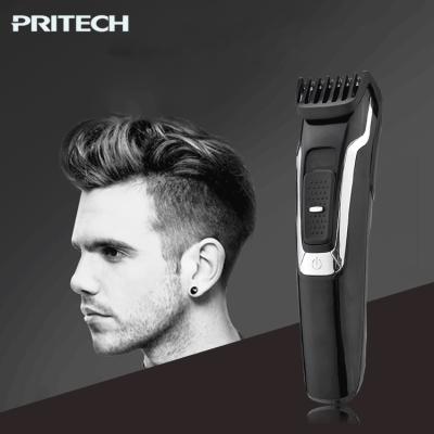 China PRITECH Outdoor LCD Show Cordless Rechargeable Hair Cutter Hair Trimmer Clipper for sale