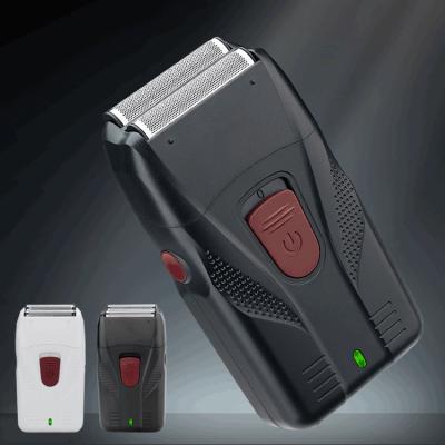 China Twin Blade PRITECH Double-Layer Reciprocating Blades Mini Portable USB Foil Electric Shavers for sale