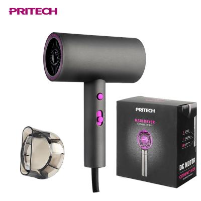 China PRITECH 2000W Homeuse Hotel Hair Blow Dryer DC Electric Ionic Professional Negative Ion Motor Compact Hair Dryer for sale