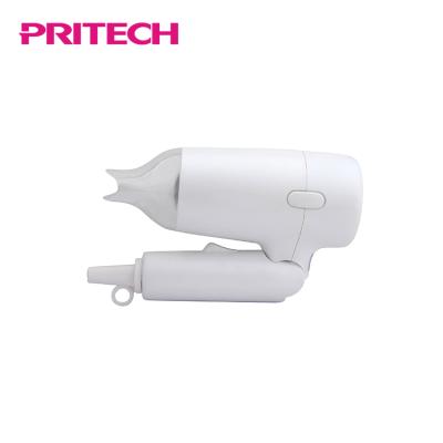 China PRITECH Foldable Factory Price 1000W 1200W 2 Heat Settings Portable Foldable Hair Dryer for sale