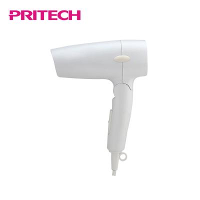 China PRITECH 1000W/1200W DC Motor Hotel Hair Dryer Collapsible Foldable Handle Mini Hair Dryer for sale