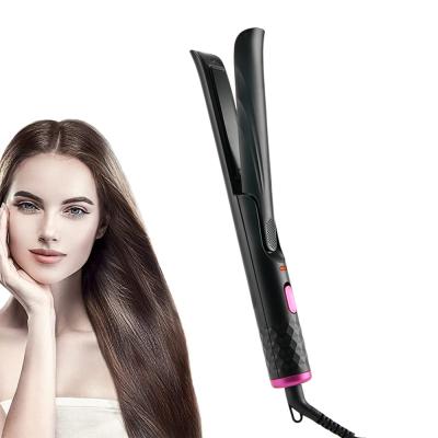 China PRITECH Outdoor Amazon Hot 2 in 1 Professional Ceramic Flat Irons Curler Hair Straightener for sale