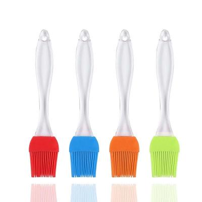 China Food Grade Kitchen Cooking Tools Silicone Brush Natural Silicone Oil Brush Sustainable Bread BBQ Brush for sale