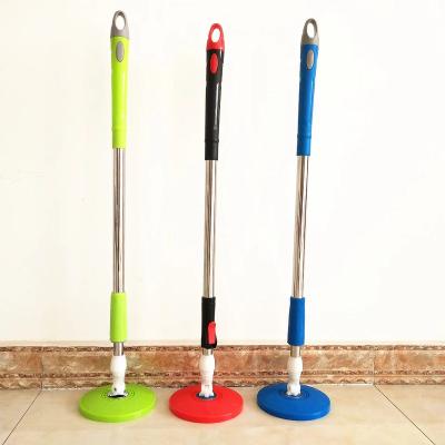 China Workable Rotating Broom Rod Handle Replacement For Floor 360 Degree Rotating Floor Broom Pole No Foot Pedal Version Handle Cleaning Tool for sale