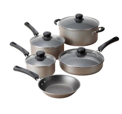 China Sustainable Kitchen Cookware 3 Pieces Camping Pot Combination Set Titanium Cook Pot Pure Titanium Cookware Sets Nonstick Wok Pan Set for sale