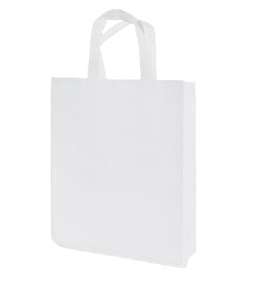 China 2021 hot sale biodegradable shopping bag 100% PLA spunbond nonwoven fabric for bag eco-friendly supermarket handled bag for sale