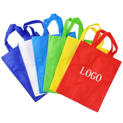 China Eco Friendly Handled PP Spunbond Nonwoven Fabric Bags Degradable Bags For Shopping Tote Bags for sale