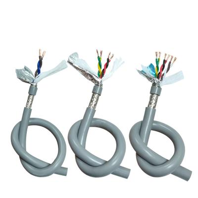 China Bending and oil resistant cable Bending and oil resistance TRVVPS 2 core -12 core 0.3mm0.5mm0.75mm Flexible cables can be used to drag on chains and robot arms for sale