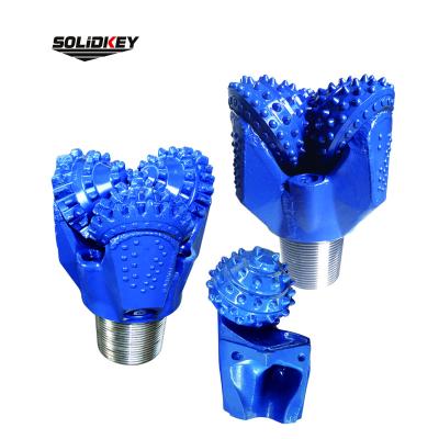 China Construction worksÂ   Tricone Drill Bit for Drilling Rocks, API Certificates Factory, SolidKey Brand for sale