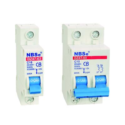 China DZ47 MINIATURE BREAKER MCB DZ47-63 for sale