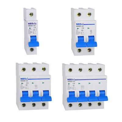 China NBSB1-63 with Busbar TYPE C20 MINIATURE BREAKER Series (MCB Series) MCB for sale