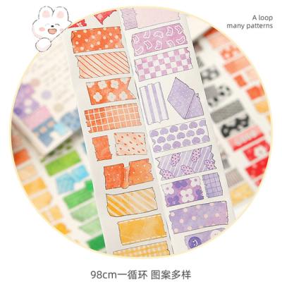 China Full Production Line Waterproof Masking Paper Tape Exquisite Workmanship Funny Tape for sale