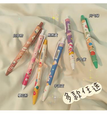 China Normal Functional High End Gel Pen With Topper Plastic Pens Cute Gel Pen Wholesale Set for sale