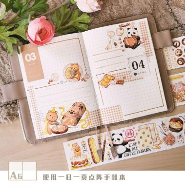 China New style hot sale waterproof for album and notebook program decoration washi sticker cartoon washi tape for sale