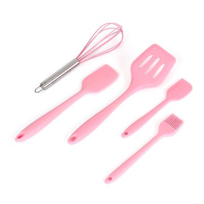 China Modern Premium Customized Wholesale Kitchen Accessories Silicone Utensils Cooking Set for sale