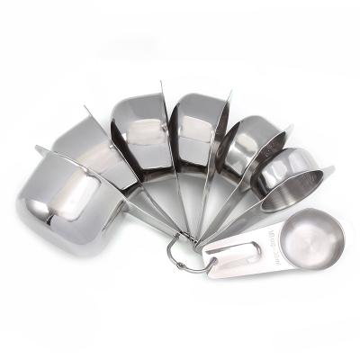 China Stainless Steel Sustainable Metal Kitchen Tool Dosers Set For Home Kitchen for sale