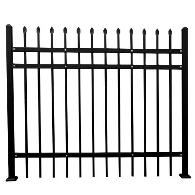 China Easily Assembled On Sale Easily Assembled Galvanized Steel Tube Metal Fencing Steel Mesh Top Press Fence for sale