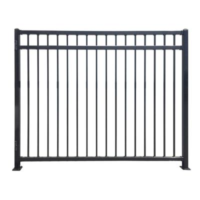 China Factory Direct Sales ECO-FRIENDLY 8 Ft Galvanized Steel Tubular Metal Swimming Pool Flat Surface Security Fence for sale