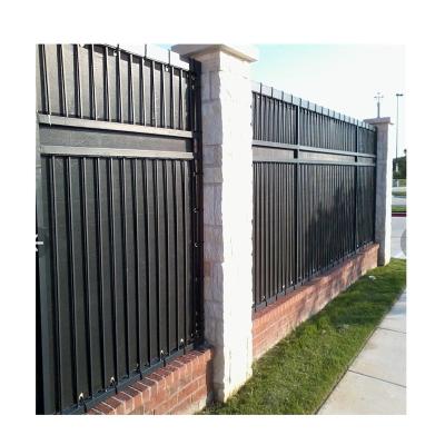 China Supply Customized Shape Strong Metal Manufacturer Aluminum Privacy Fence Panel For House for sale