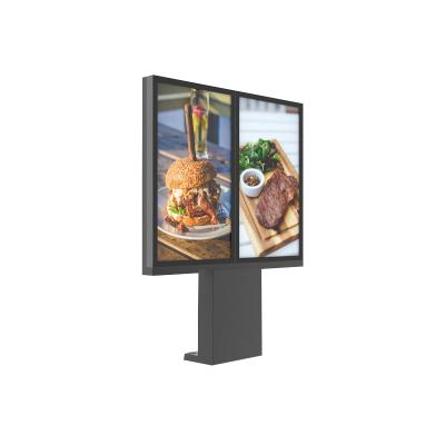 中国 55 Inch 3000 Nits Restaurants Digital Menu Board Stand High Brightness 販売のため