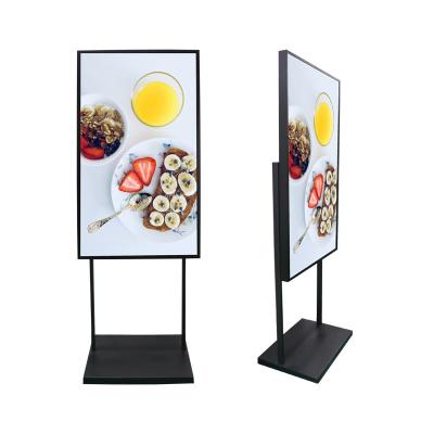 China Personalización de 43 pulgadas de piso de pie LCD Digital Signage Publicidad Interactivo mostrador quiosco en venta