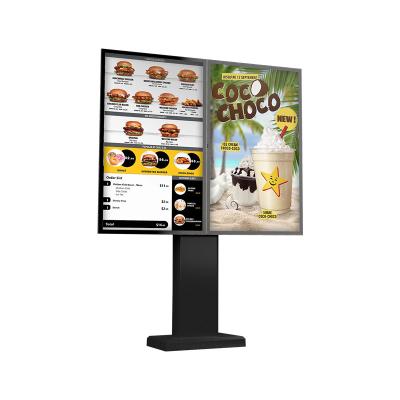 China Restaurant Fast Food Digital Drive Thru Menu 49 Inch Android 7.1 en venta