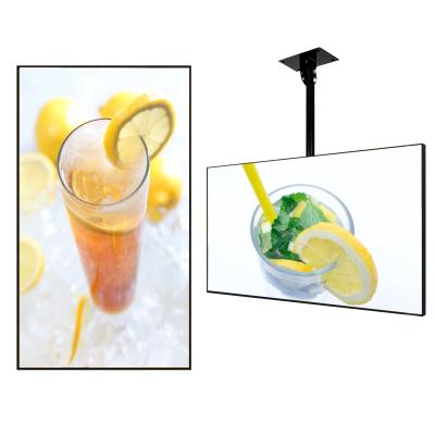 China Ultra Narrow LCD Advertising Display Module Digital Menu Boards For Restaurants for sale