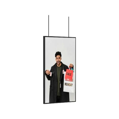 Cina 55 pollici Indoor Shop Window Commercial Advertising Screen schermo LCD in vendita