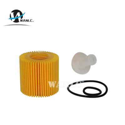 China Filter Element Oil manufacturer of WANLC filter paper to filter 04152-YZZA6 04152-40060 04152-37010 for sale