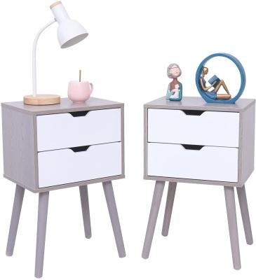 China Large Convertible Side Modern Bedroom Cabinet Drawer End Table Bedside Table Solid Wood Drawer Storage Cabinet for sale