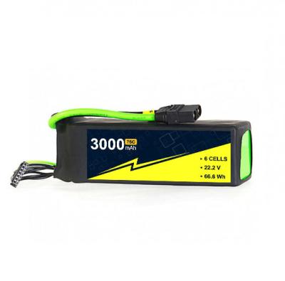 China 6s 22.2V 3000mAh 16000mah UAV Lipo Batterie zu verkaufen