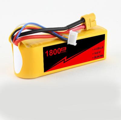 Κίνα Συνδέτης XT-60 14.8 V μπαταρία Lipo 45C 1800mAh Lipo 4s σκληρή θήκη προς πώληση