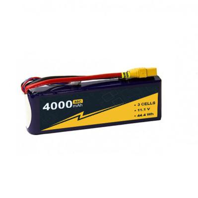 China 35C 11.1V 4000mAh 3S RC Bootsbatterie für FPV Drohne Quadcopter Hubschrauber zu verkaufen