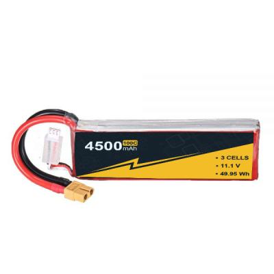 Κίνα Πυροσβεστή CE/ROSH RC Drone μπαταρία 11.1V 3s 4500mah μπαταρία Lipo 100C προς πώληση