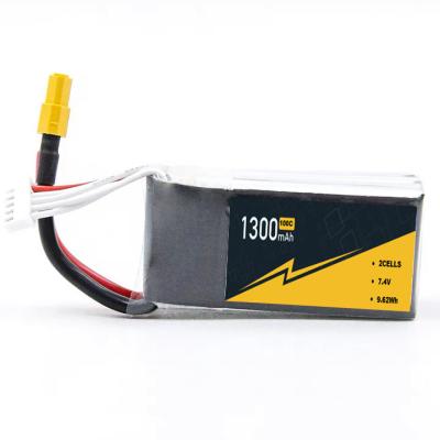 China 7.4v 3s 4s 6s 1300mah 100C RC Boat Battery High Capacity DJI S1000 for sale