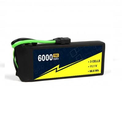 China 6000mAh 3S 11.1V 75C RC Airplane Battery Pack com W/XT-90 Longa Vida à venda