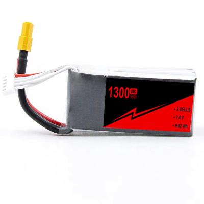 China 7.4v Nano - Tech RC Bateria de avião 1300mAh 2S 25C Lipo W/XT60 à venda