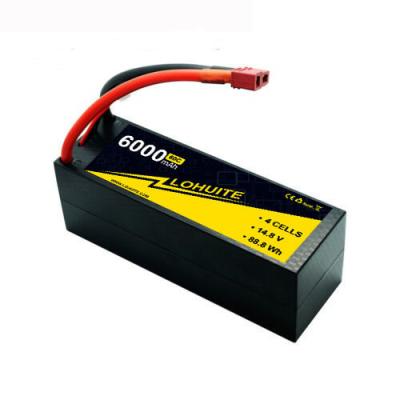 Chine Optimal Balance Of Power And Capacity 4S 14.8V Lipo Battery 6000mah 60C For RC Car à vendre