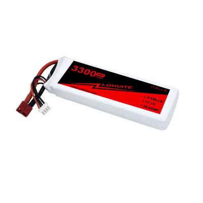 China 3s 3300mAh 11.1V 60C LiPo Battery for RC Helicopter Aircraft Quadcopter Cars Airplane à venda