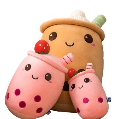 China Popular Hot Selling Boba Bubble Tea Plush Doll Soft Stuffed Cute Cute Plush Doll Boba Milk Tea Stake Pillow For Girls Sleeping Accompany for sale