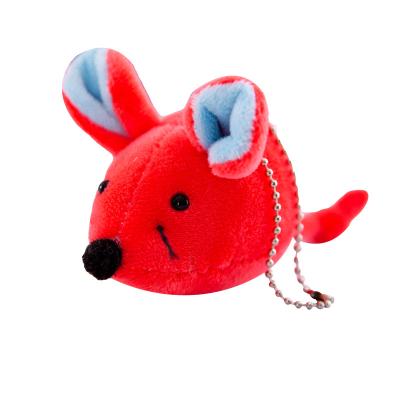 China Many Colors Cute Plush Mouse Plush Soft Pendant Key Chain for sale