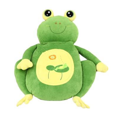 China Hot Plush Cartoon Animal Lazy Bed Sofa Fashion Sleeping Bag Portable Stuffed Toy New Cat Monkey Kids Warm Bed for sale