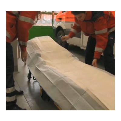 China Hospital / Emergency / First Aid Ambulance Patient Disposable Fitted Sheets Non Slip Transfer Covers Stretcher Sheets for sale