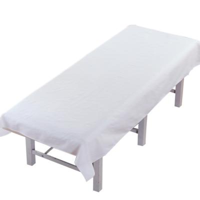 China Hotel / Hospital / Beauty 80 180 Cm White Disposable Underpads Massage Paper Sheets for sale