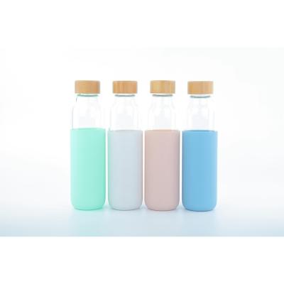 China Cheap Custom Viable Hot Selling Clear Stylish Glass Water Bottle Supplier for sale