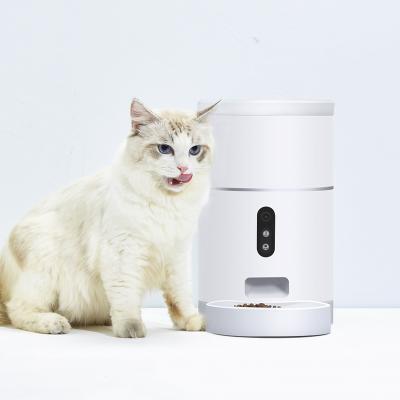 China Hot Selling Viable Automatic Pet Dog Cat Large Capacity Smart Feeder Wifi Automatic Feeding Bowls For Pet Bowls And Feeders for sale